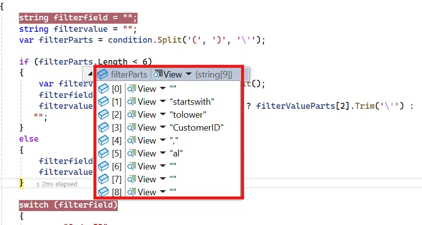WebApiAdaptor - Filtering