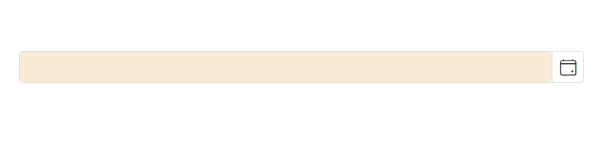 DatePicker with background color