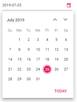 datepicker blazor date format syncfusion component