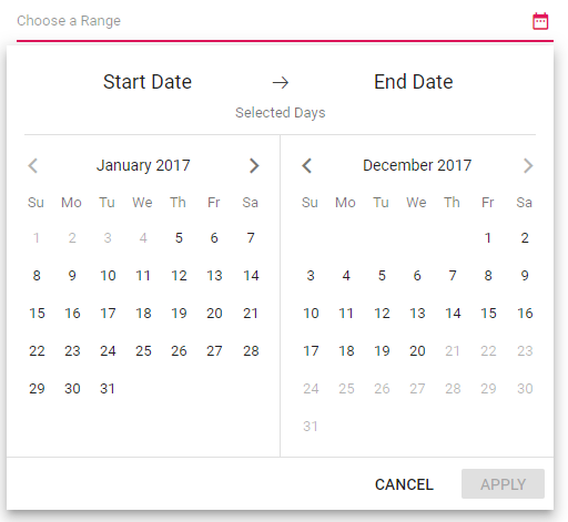 Setting Minimum and Maximum Date in Blazor DateRangePicker