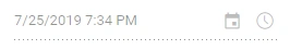 Blazor DateTimePicker shown in a disabled state