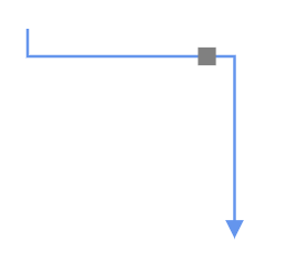 Connector port at midpoint