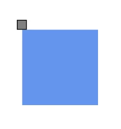 Blazor Diagram Port in Center Bottom Position