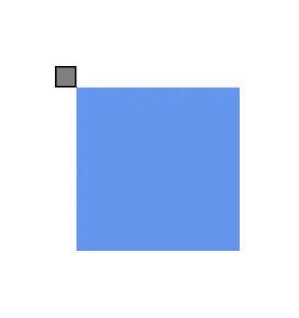 Blazor Diagram Port in Right Bottom Position