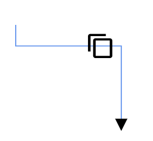 Displaying Fixed User Handle in Center of Blazor Diagram Connector