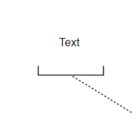 Bottom TextAnnotation BPMN Shape