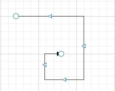 Editing Orthogonal Segment in Blazor Diagram