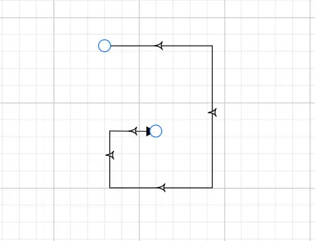 Editing Orthogonal Segment in Blazor Diagram