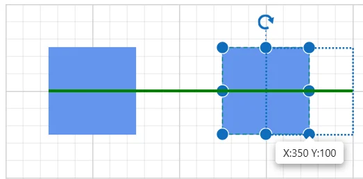 GuideLines in Blazor Diagram