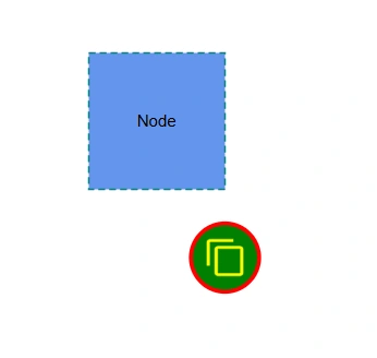 Customizing Appearance of Userhandle in Blazor Diagram