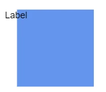 Blazor Diagram Label in Center Top Position