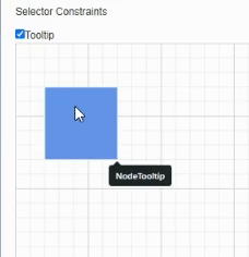 ToolTip During hover the node with selectorconstraints