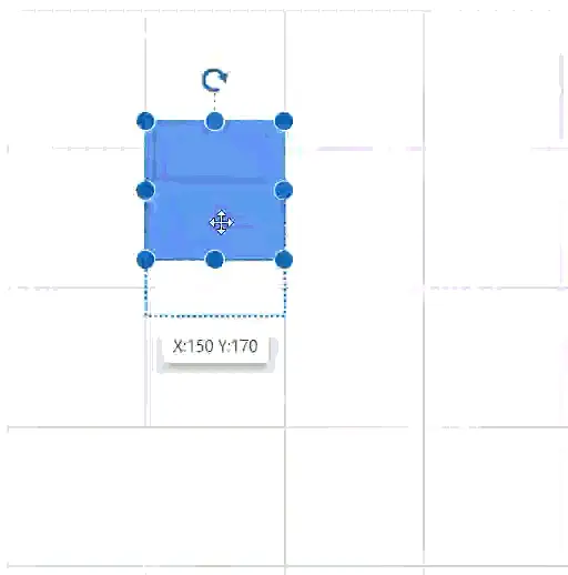Snapping to GridLines in Blazor Diagram