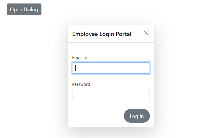 Blazor Dialog Component with customized Content template