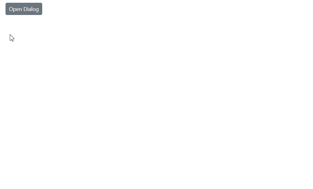 Blazor Dialog with Resize Events