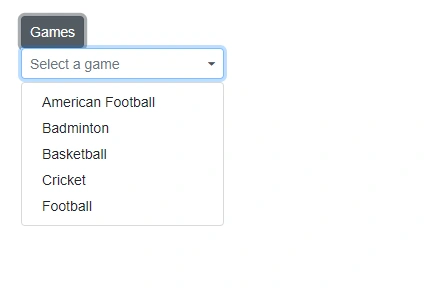Creating DropDown List in Popup of Blazor DropDownMenu