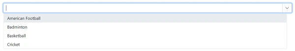 Blazor Dropdown List Customization