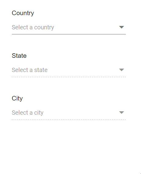 Blazor DropdownList with cascading