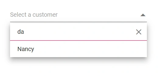 Blazor DropdownList with custom filtering