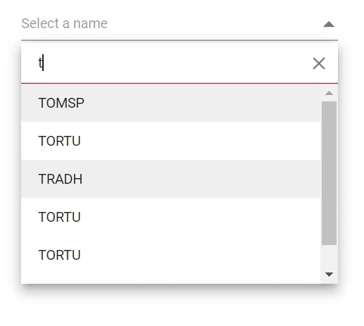Blazor DropdownList with Remote Data filtering