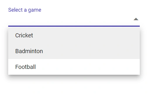 Blazor DropDownList with customized floating label focus color