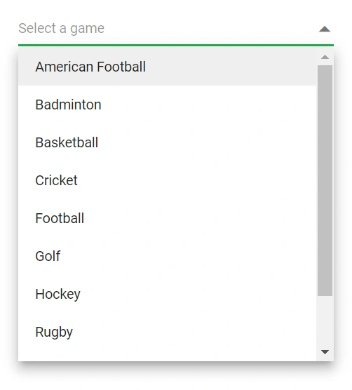 Blazor DropDownList styled via CssClass
