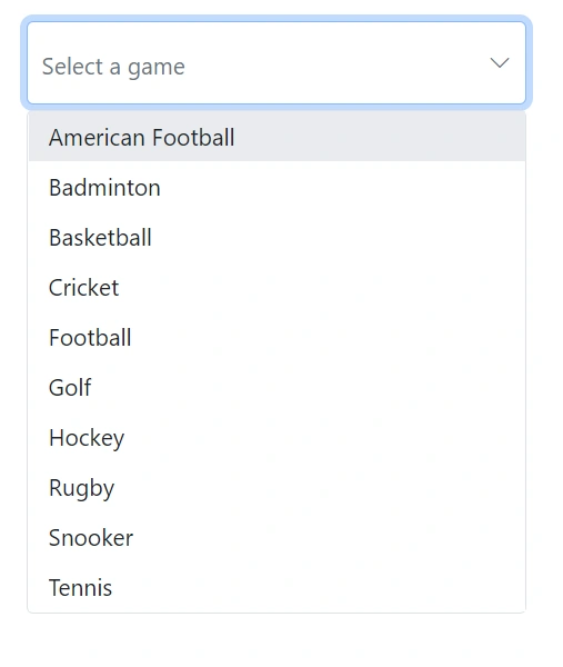 Blazor DropDownList with custom popup height