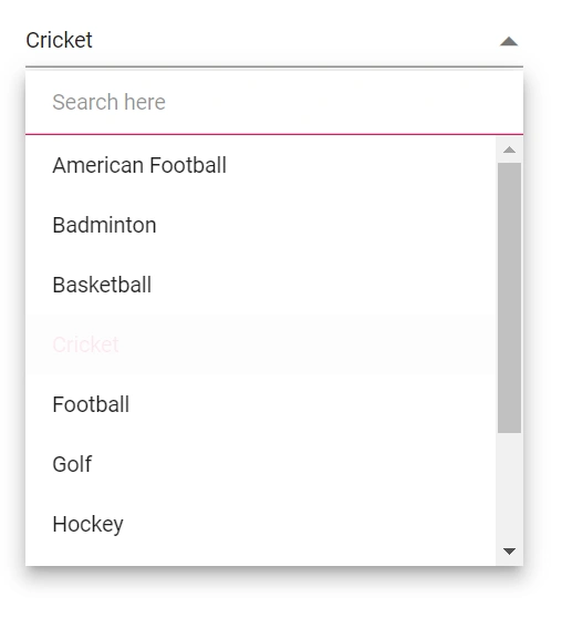 Blazor DropDownList with custom selected item opacity