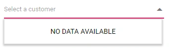 Blazor DropDownList without Data