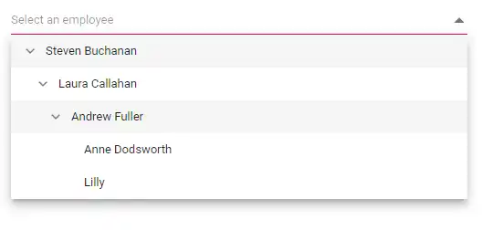 Blazor Dropdown Tree Component