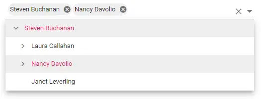 MultiSelection in Blazor Dropdown Tree.