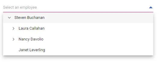 Blazor Dropdown Tree icon color