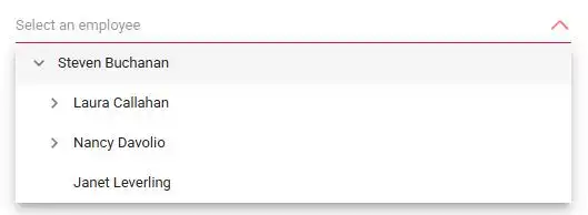 Blazor Dropdown Tree svg icon