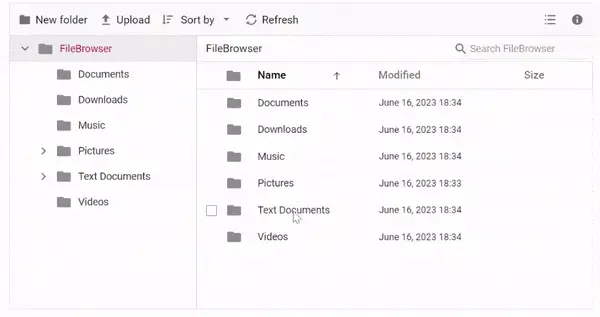 Virtualization in Blazor FileManager