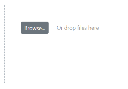 Blazor File Upload with a customized container size