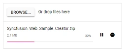 Blazor FileUpload with Chunk Upload