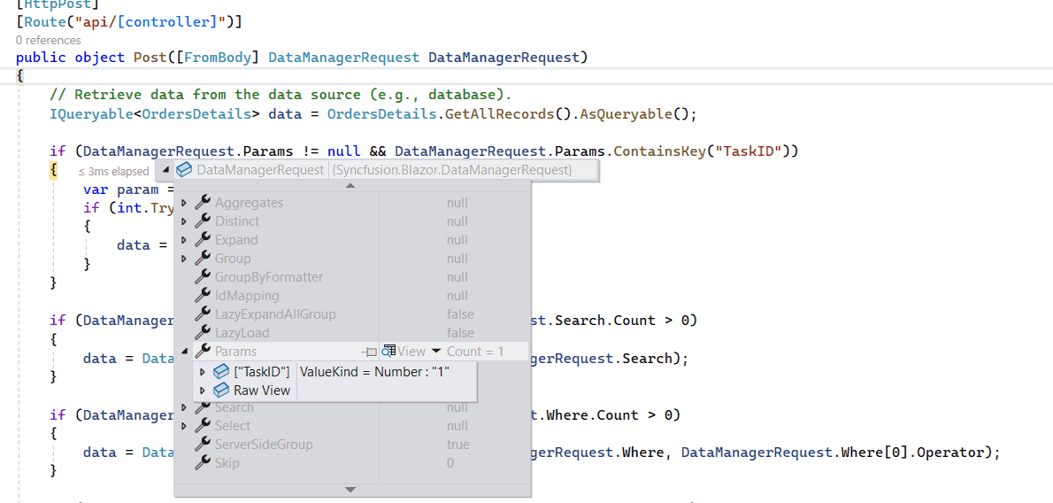 Sending Additional Param
