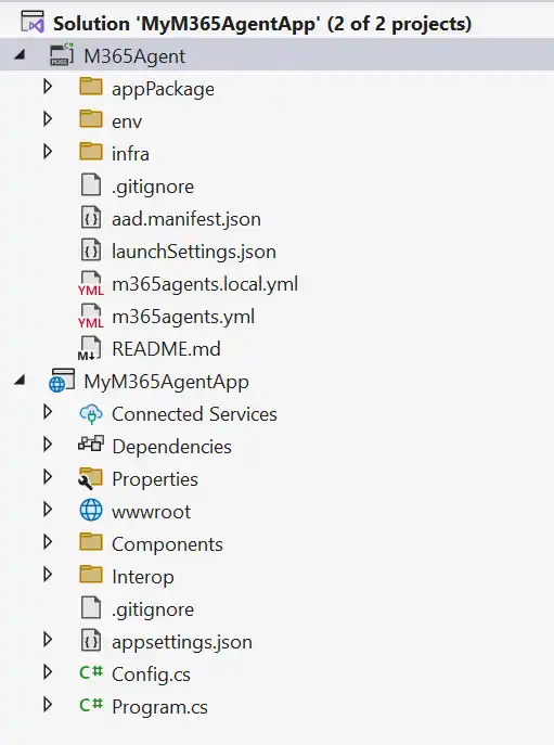 Microsoft Teams project structure