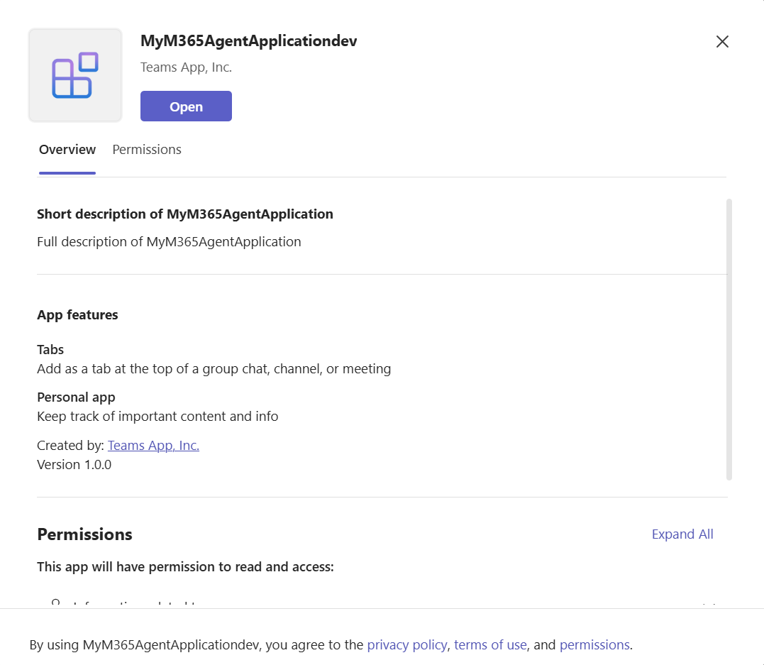 Getting Started with Microsoft Teams App in Visual Studio Syncfusion