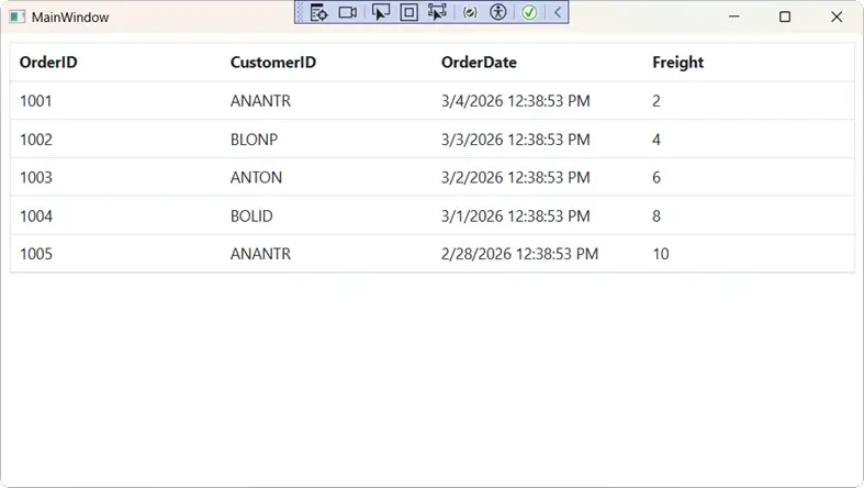 WPF Blazor App with Syncfusion Blazor Components