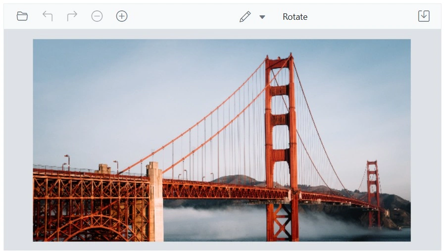 Blazor Image Editor with Toolbar