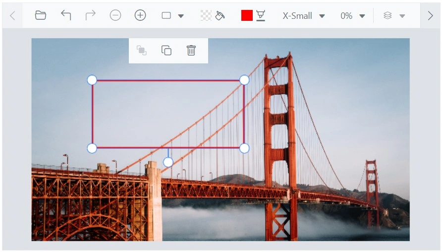 Blazor Image Editor with default stroke color customization
