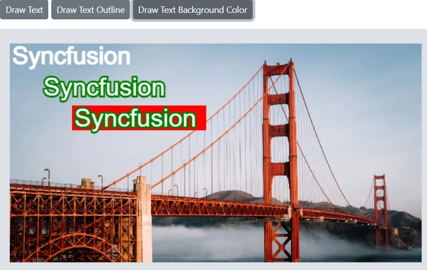 Blazor Image Editor with text annotation