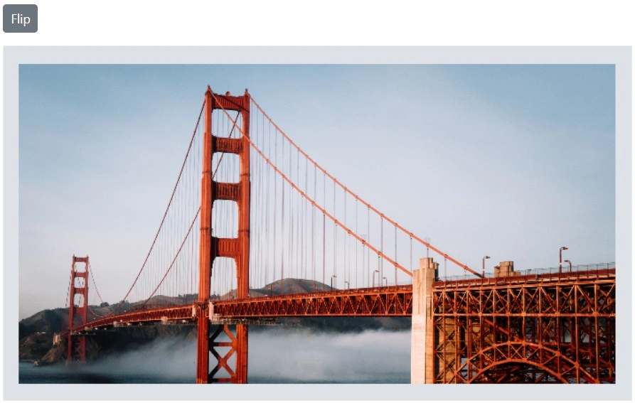 Blazor Image Editor with Flip an image