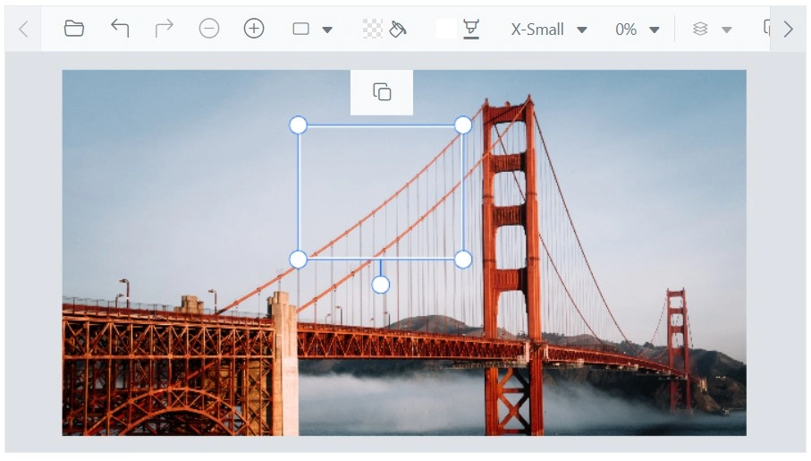 Blazor Image Editor with Quick Access Toolbar