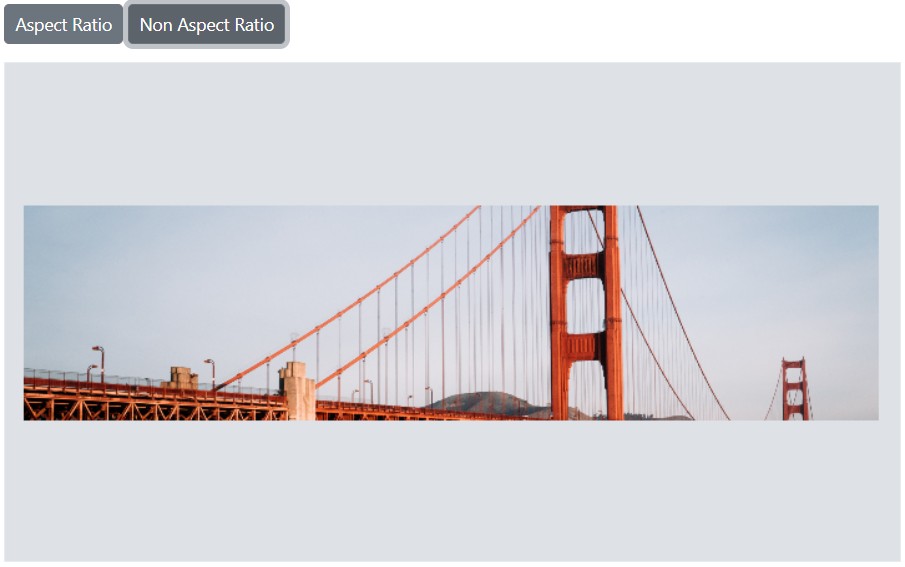 Blazor Image Editor with a resized image