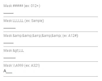 Blazor MaskedTextBox with Standard Mask Elements