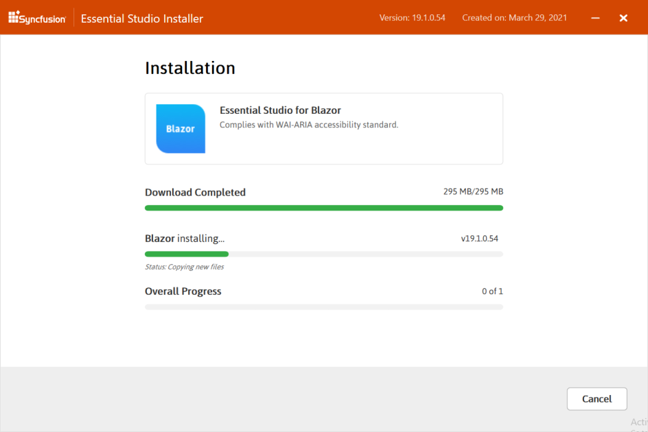 Web Installer Installation Wizard