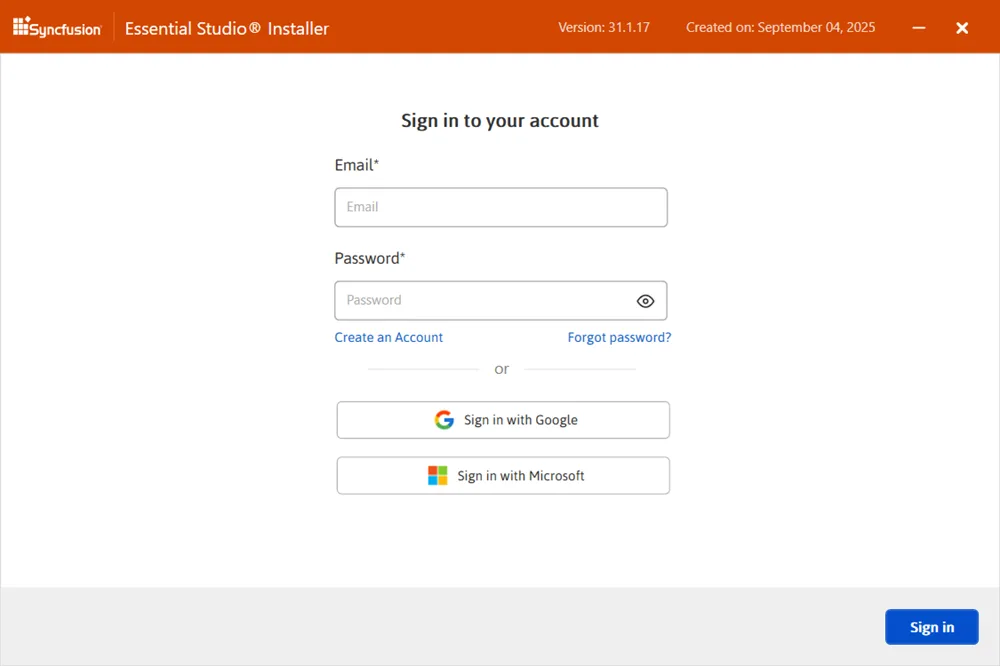 Web Installer Login Wizard