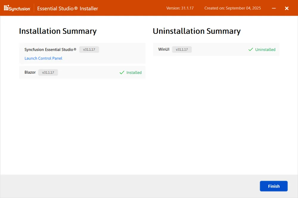 Web Installer Uninstall Previous confirmation